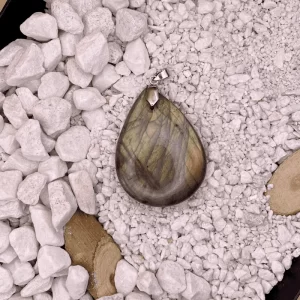 pendentif labradorite goutte