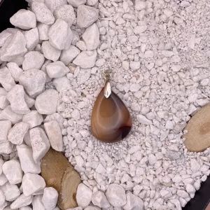 Pendentif mokaïte moka