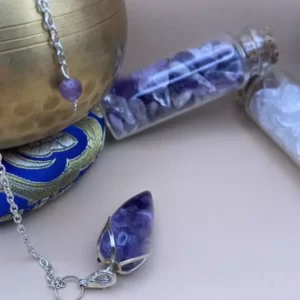 PENDULE AMETHYSTE LOTUS VITRINE2
